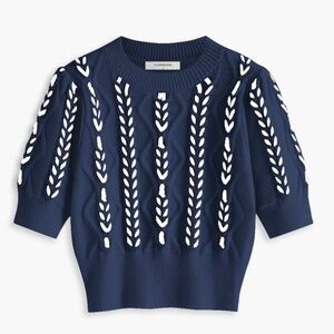 NWT Navy COMMENSE Sweater Size M